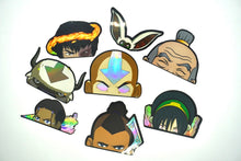 Load image into Gallery viewer, 8 Mini Weatherproof Holographic Benders Stickers