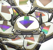 Load image into Gallery viewer, Weatherproof Holographic Flying Bison Sticker