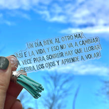 Load image into Gallery viewer, Un Día Bien Bad Bunny Keychain