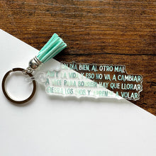 Load image into Gallery viewer, Un Día Bien Bad Bunny Keychain