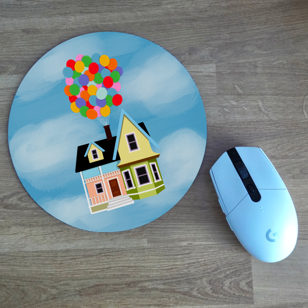 Balloon House Mousepad
