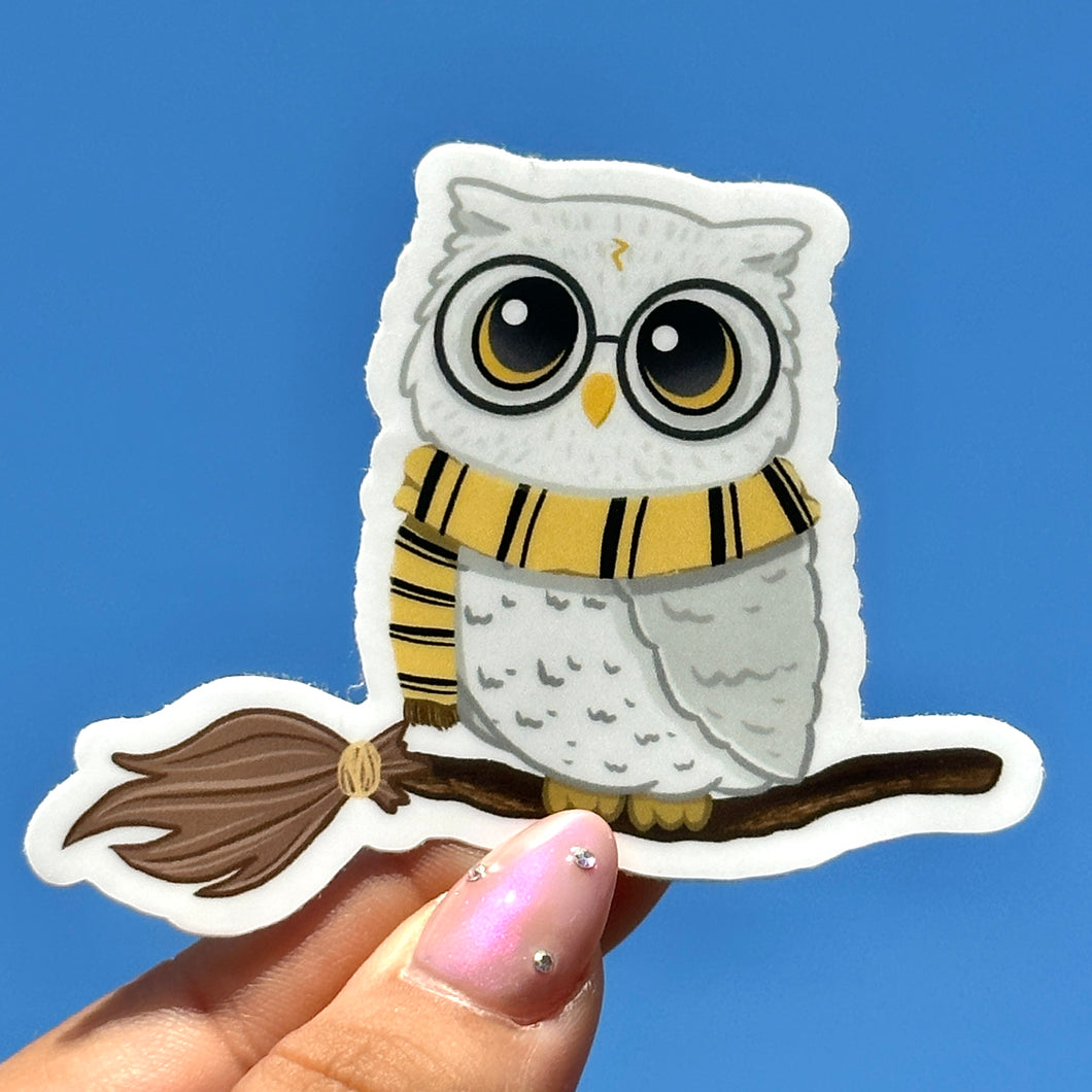Huffle Owl Sticker