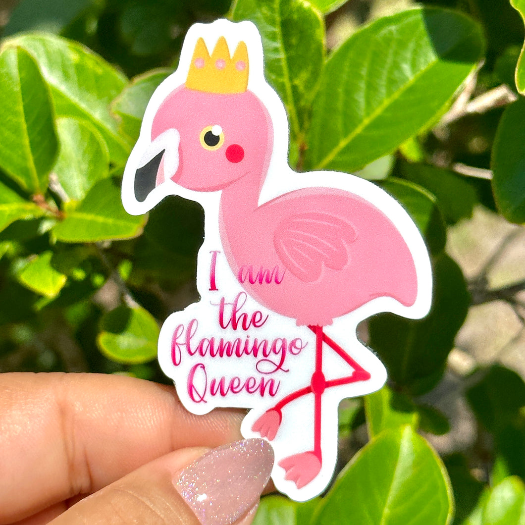 Flamingo Queen Sticker