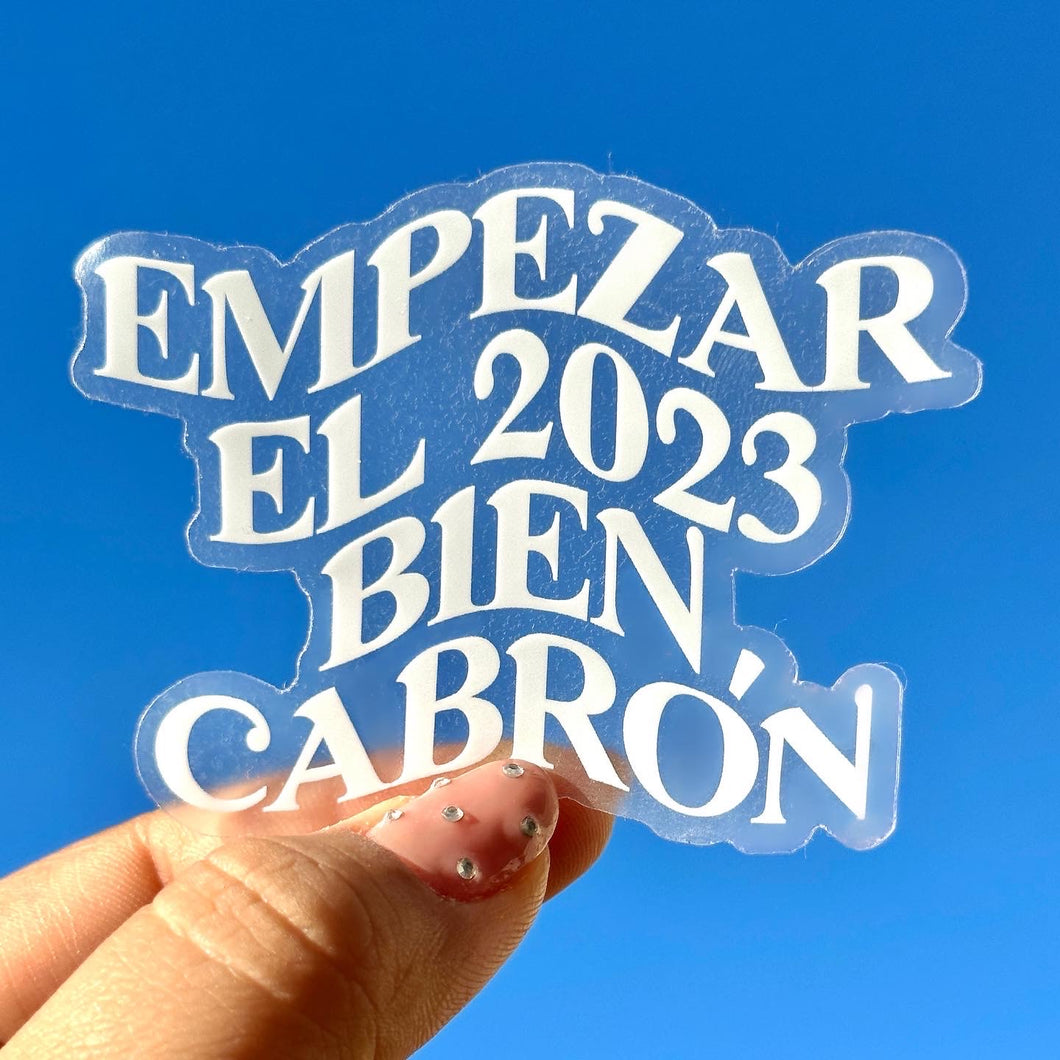 2023 Clear Sticker