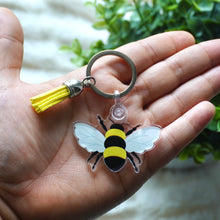 Load image into Gallery viewer, Bee Keychain
