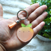Load image into Gallery viewer, Peach Keychain
