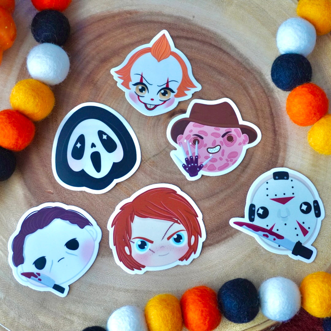 Iconic Halloween Characters Sticker Pack
