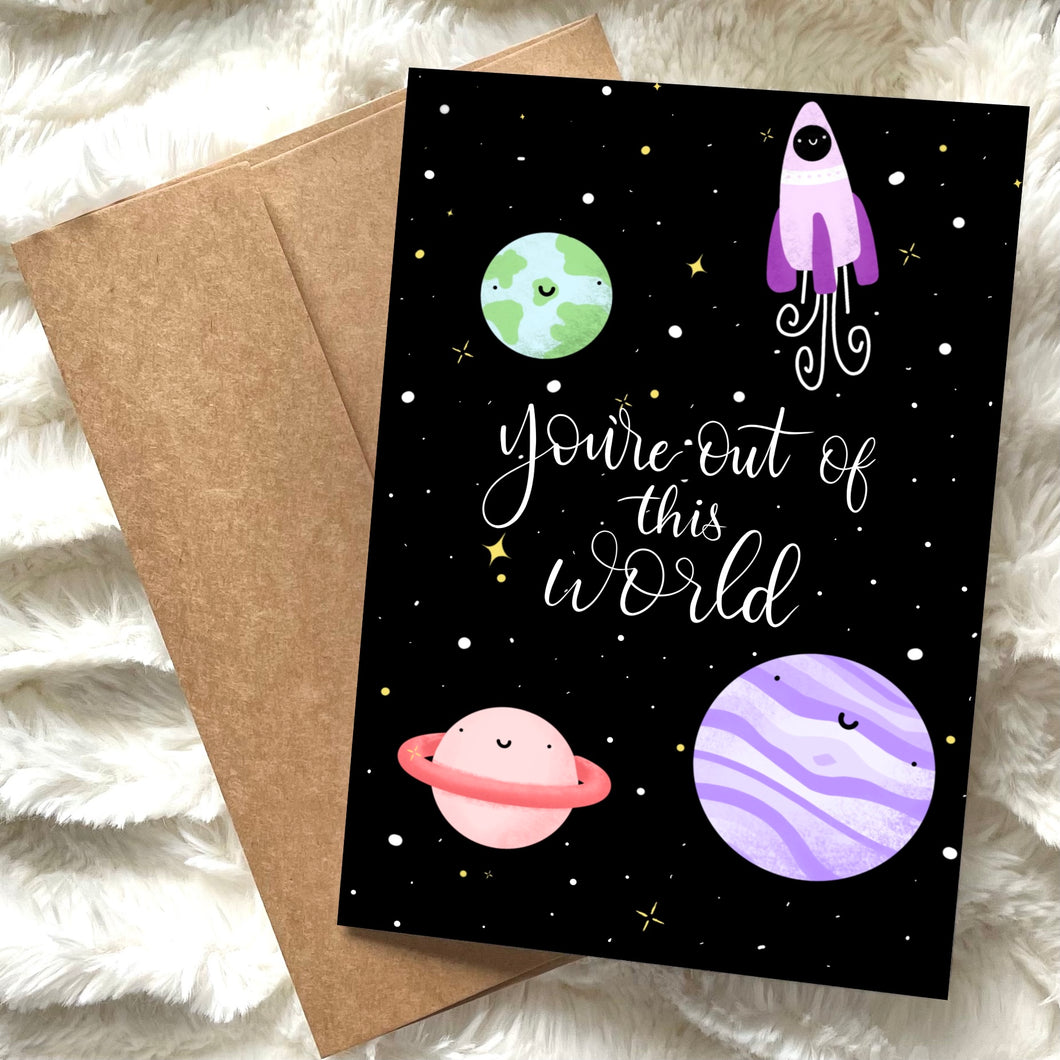 Out Of This World Greeting Card