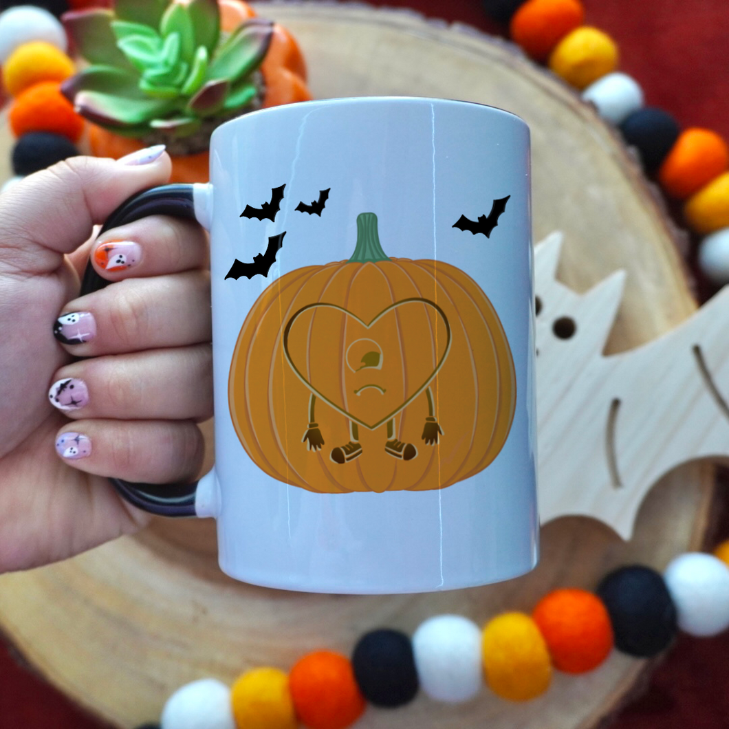 Heart Pumpkin Mug