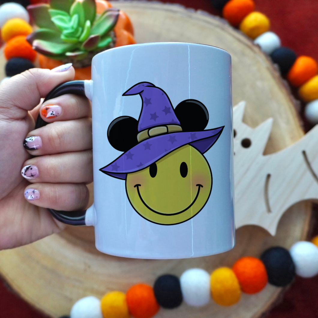 Witch Smiley Face Mug